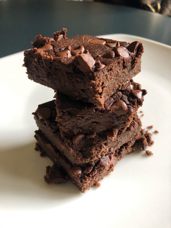 Low Glycemic Black Bean Brownies