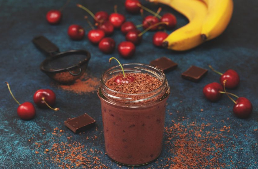 chocolate heart smoothie